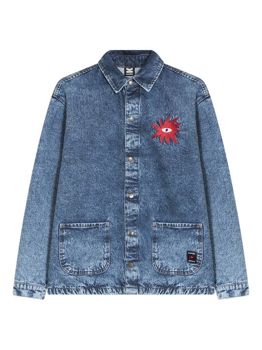 Obrázek produktu Džínová bunda Kaotiko modrý denim