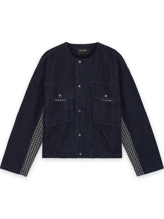 Obrázek produktu Džínová bunda Lyle & Scott tmavomodrý denim