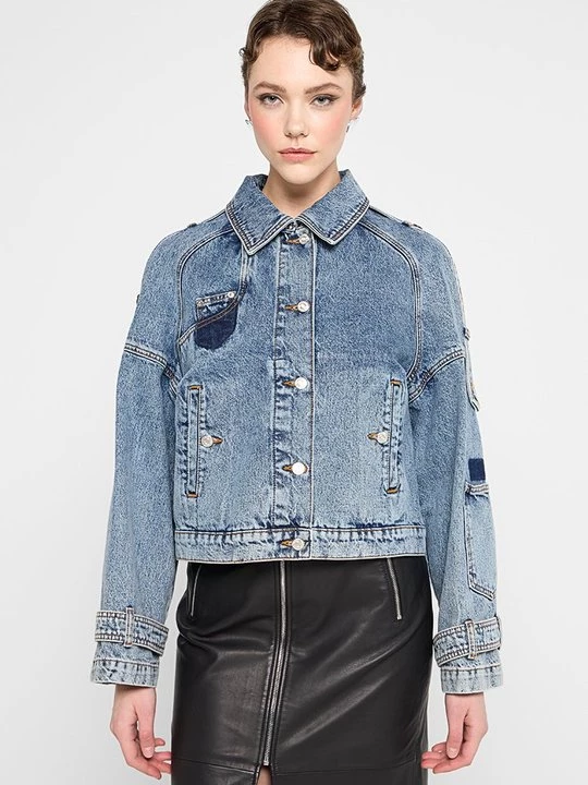 Obrázek produktu Džínová bunda MOSCHINO modrá