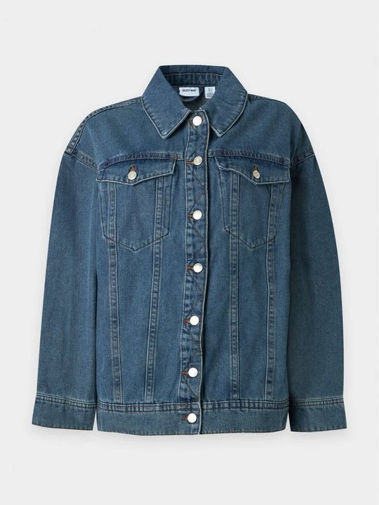 Obrázek produktu Džínová bunda Noisy May tmavomodrý denim