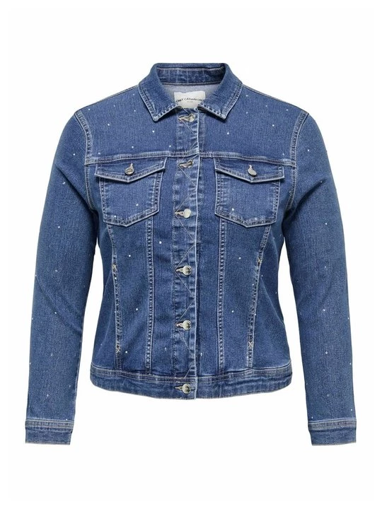 Obrázek produktu Džínová bunda ONLY Carmakoma modrý denim