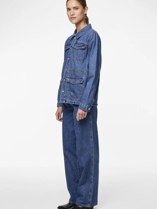 Obrázek produktu Džínová bunda Pieces modrý denim