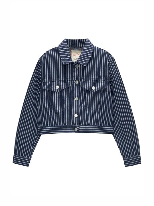 Obrázek produktu Džínová bunda PULL&BEAR modrá