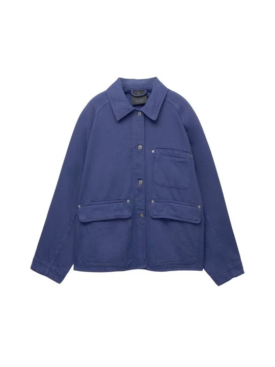 Obrázek produktu Džínová bunda PULL&BEAR tmavě modrá