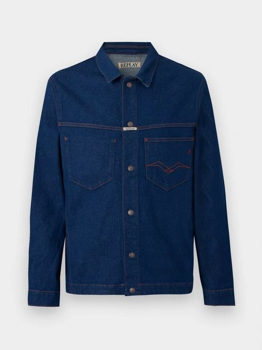 Obrázek produktu Džínová bunda Replay tmavomodrý denim