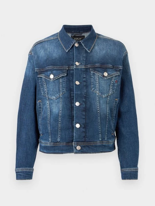 Obrázek produktu Džínová bunda Replay tmavomodrý denim