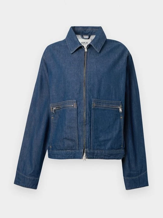 Obrázek produktu Džínová bunda Replay tmavomodrý denim