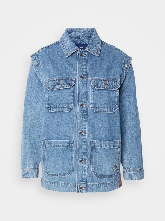 Obrázek produktu Džínová bunda Scotch & Soda modrý denim