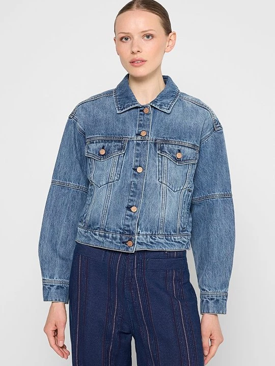 Obrázek produktu Džínová bunda Scotch & Soda modrý denim