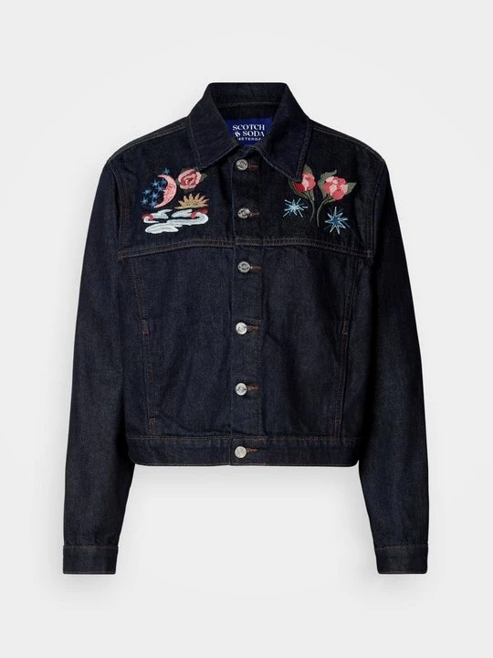 Obrázek produktu Džínová bunda Scotch & Soda tmavomodrý denim