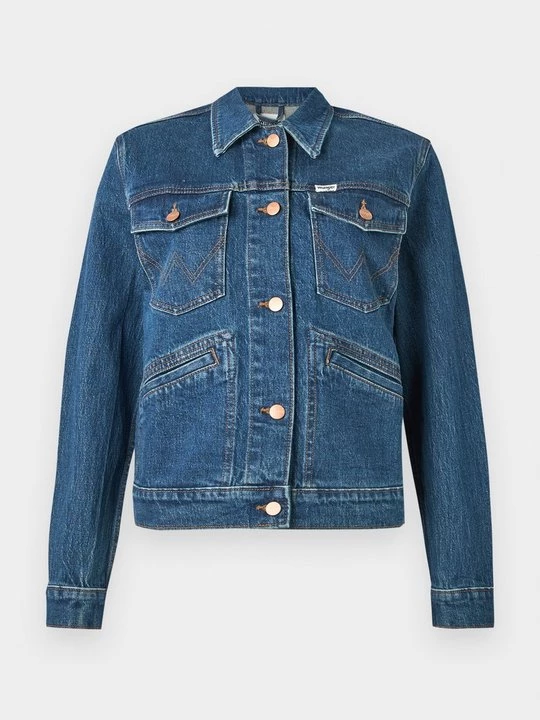 Obrázek produktu Džínová bunda Wrangler modrý denim