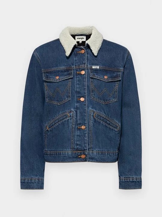 Obrázek produktu Džínová bunda Wrangler tmavomodrý denim