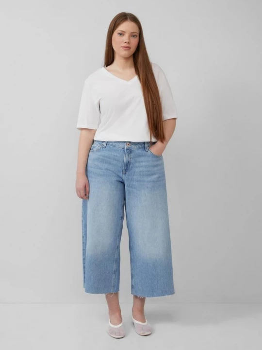 Obrázek produktu Džínová kalhotová sukně / Slim Fit / High Rise QS modrá