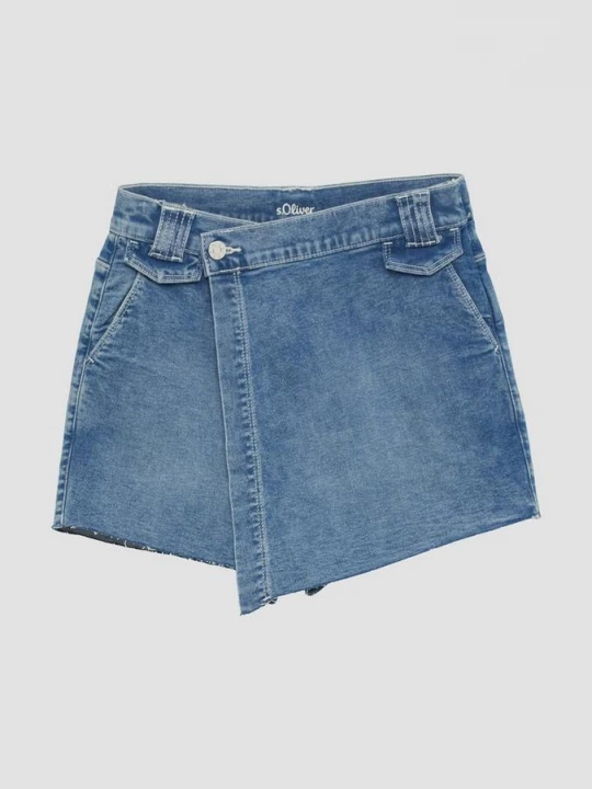 Obrázek produktu Džínové culottes ve stylu skort s.Oliver modrá