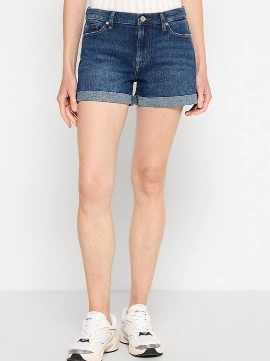Obrázek produktu Džínové kraťasy 7 For All Mankind tmavě modrá