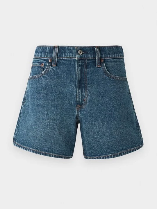 Obrázek produktu Džínové kraťasy Abercrombie & Fitch tmavomodrý denim