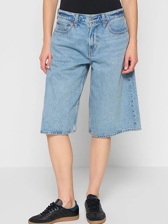 Obrázek produktu Džínové kraťasy Abercrombie & Fitch světle modrá