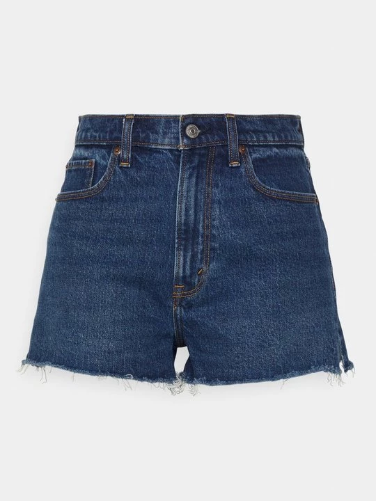 Obrázek produktu Džínové kraťasy Abercrombie & Fitch tmavomodrý denim