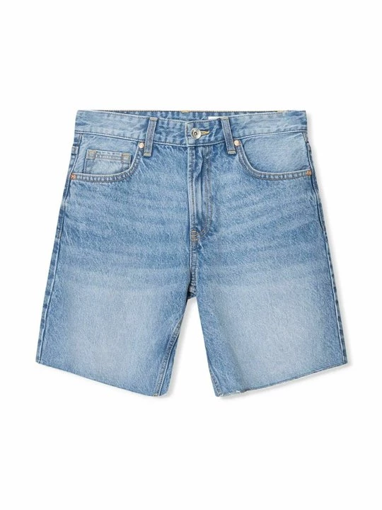 Obrázek produktu Džínové kraťasy Bershka světlemodrý denim