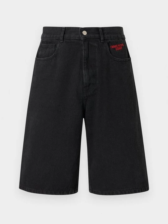 Obrázek produktu Džínové kraťasy Carne Bollente černý denim