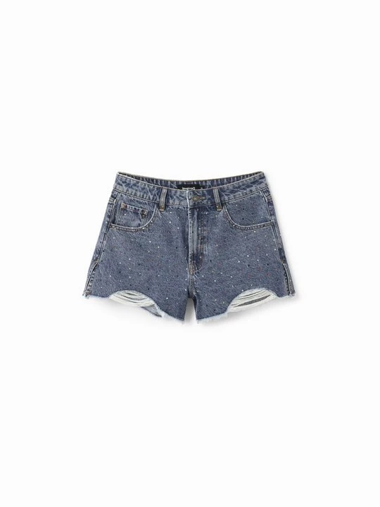 Obrázek produktu Džínové kraťasy Desigual modrý denim