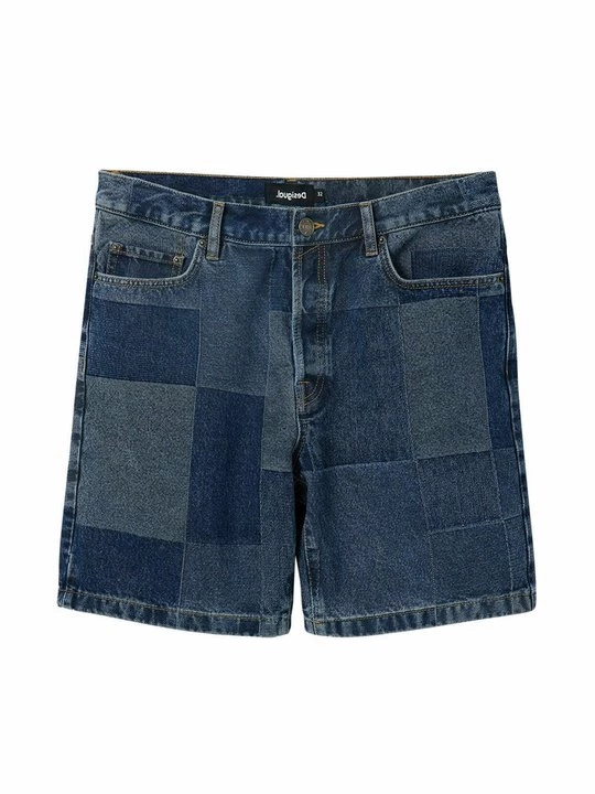 Obrázek produktu Džínové kraťasy Desigual tmavě modrá
