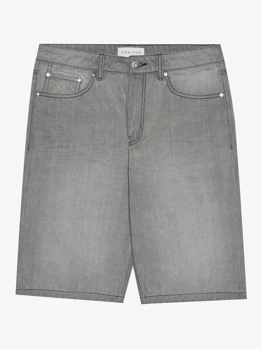 Obrázek produktu Džínové kraťasy Pier One šedý denim