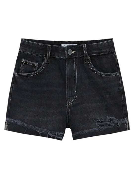 Obrázek produktu Džínové kraťasy PULL&BEAR černá