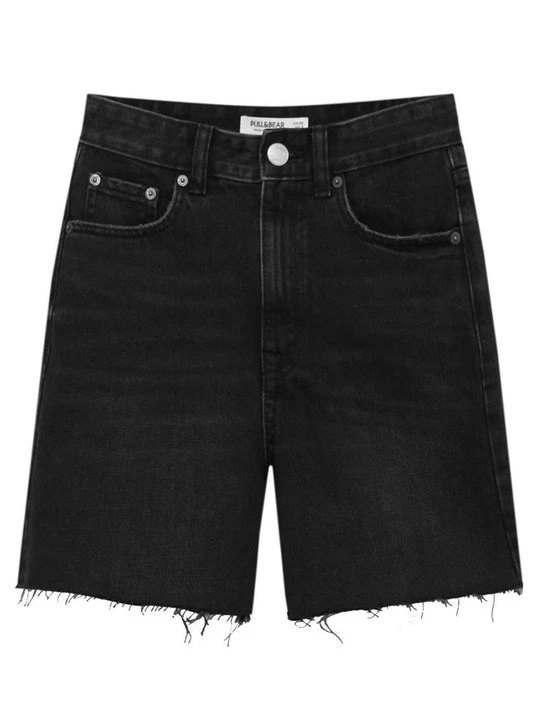 Obrázek produktu Džínové kraťasy PULL&BEAR černá