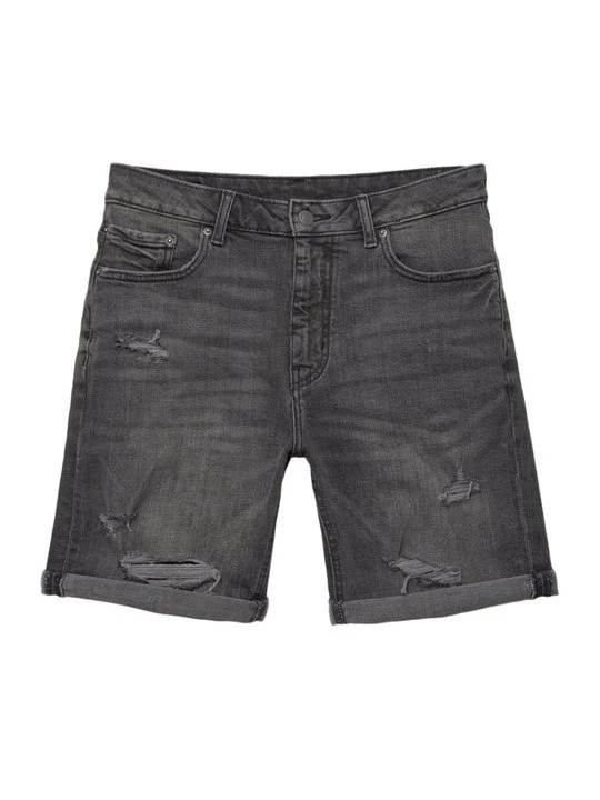Obrázek produktu Džínové kraťasy PULL&BEAR skvrnitě černá