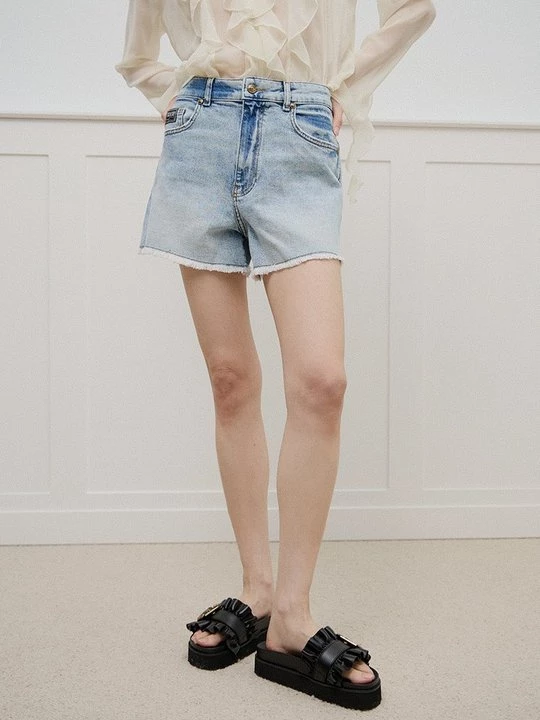 Obrázek produktu Džínové kraťasy Versace Jeans Couture světle modrá