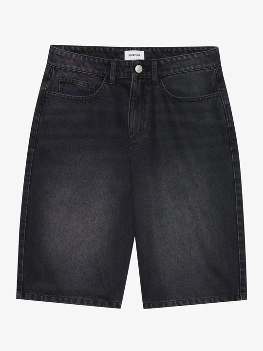 Obrázek produktu Džínové kraťasy YOURTURN By Zalando černý denim