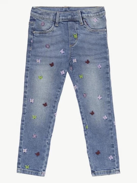 Obrázek produktu Džínové tregíny / skinny fit / mid rise / skinny leg / s výšivkou s.Oliver modrá