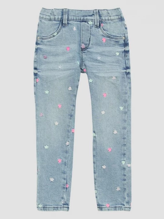 Obrázek produktu Džínové tregíny / skinny fit / mid rise / skinny leg / s výšivkou s.Oliver modrá