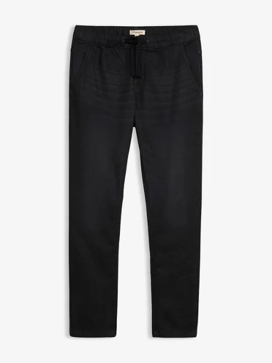 Obrázek produktu Dżinsy dresowe slim fit, straight BonPrix czarny