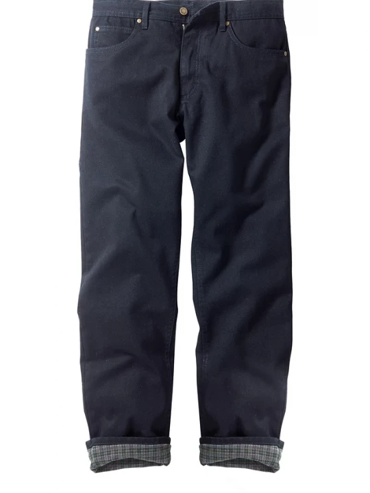 Obrázek produktu Dżinsy termiczne classic fit na miękkiej flanelowej podszewce, straight BonPrix czarny