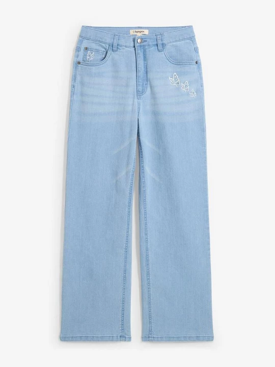 Obrázek produktu Dżinsy Wide Leg, mid waist BonPrix niebieski