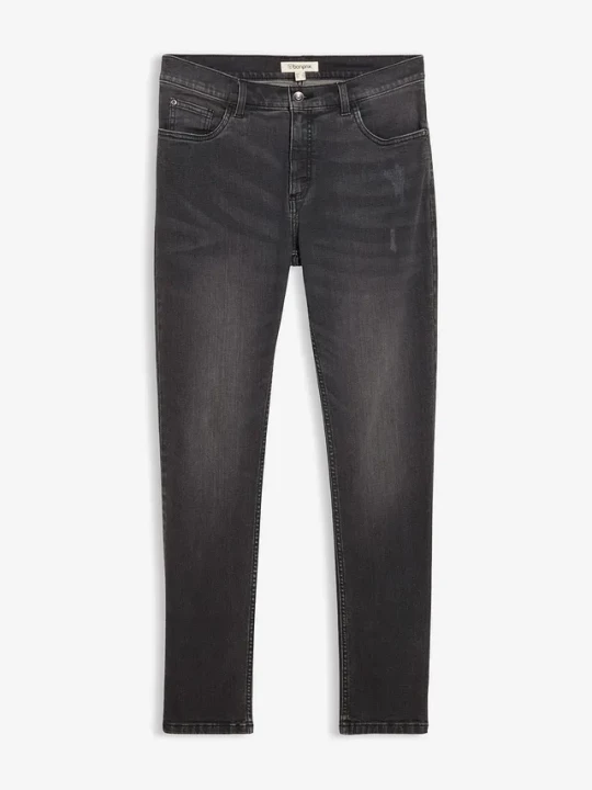 Obrázek produktu Dżinsy ze stretchem o kroju slim fit, straight BonPrix czarny