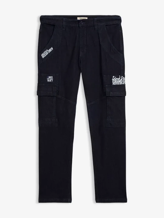 Obrázek produktu Dżinsy ze stretchem, relaxed fit, z wygodnym pasem, straight BonPrix niebieski
