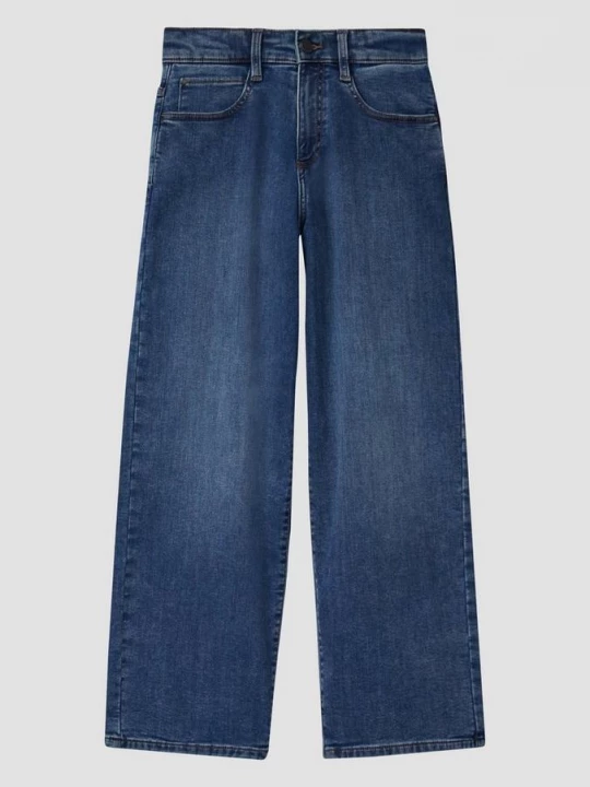 Obrázek produktu Džíny Baggy / Relaxed Fit / Mid Rise / Wide Leg / Soft & Warm Inside s.Oliver modrá