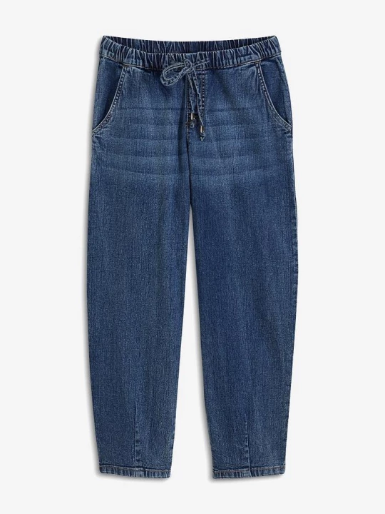 Obrázek produktu Džíny Barrel Mid Waist, pohodlný pas BonPrix