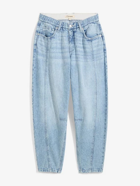 Obrázek produktu Džíny Barrel, Mid Waist, zkrácené BonPrix