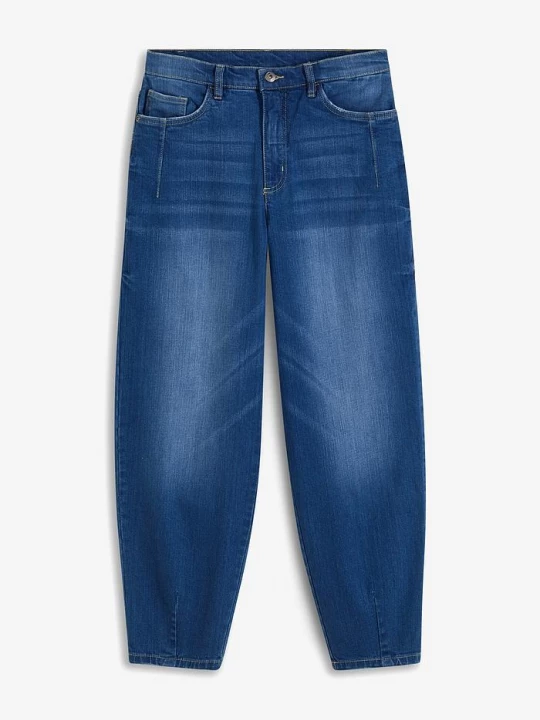 Obrázek produktu Džíny Barrel z organické bavlny, High Waist BonPrix