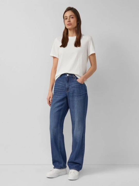 Obrázek produktu Džíny Beth / Loose Fit / Mid Rise / Straight Leg s.Oliver modrá