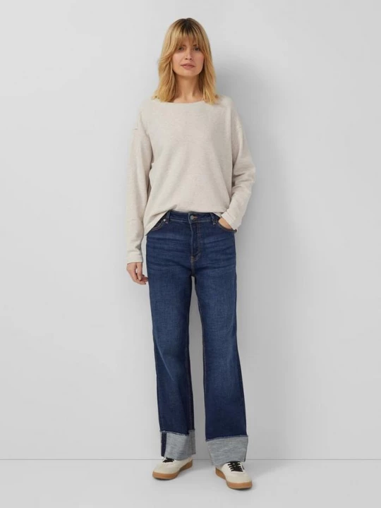 Obrázek produktu Džíny Beth / regular fit / mid rise / straight leg / mírně elastické s lemem s.Oliver modrá