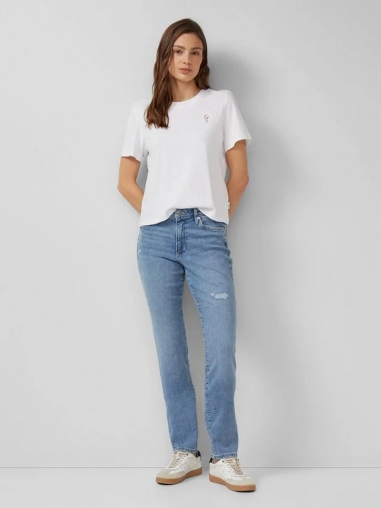 Obrázek produktu Džíny Betsy / slim fit / mid rise / slim leg / destroyed effect s.Oliver modrá