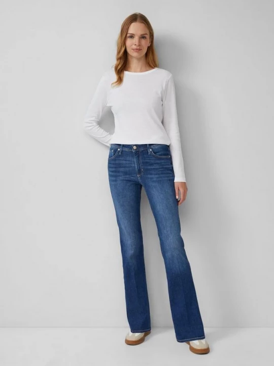Obrázek produktu Džíny Beverly / Slim Fit / Mid Rise / Bootcut Leg s.Oliver modrá