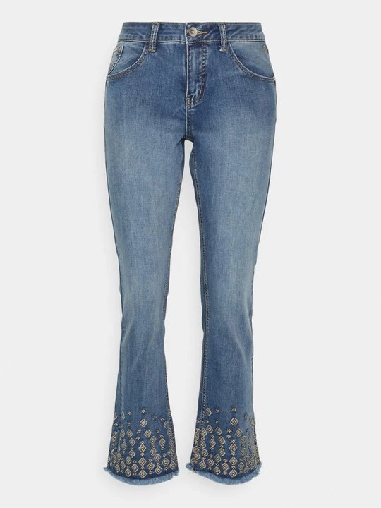 Obrázek produktu Džíny Bootcut Cream modrý denim