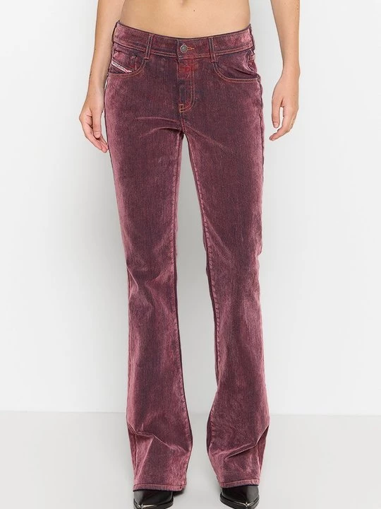 Obrázek produktu Džíny Bootcut Diesel tmavě červená
