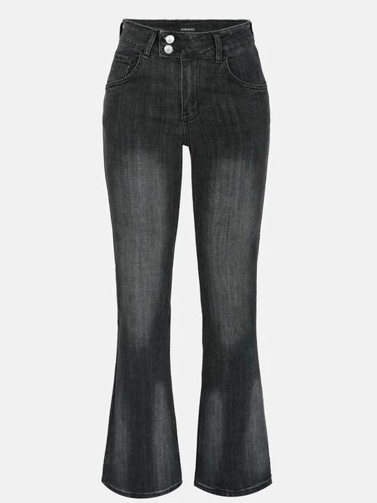 Obrázek produktu Džíny Bootcut Even&Odd By Zalando černý denim